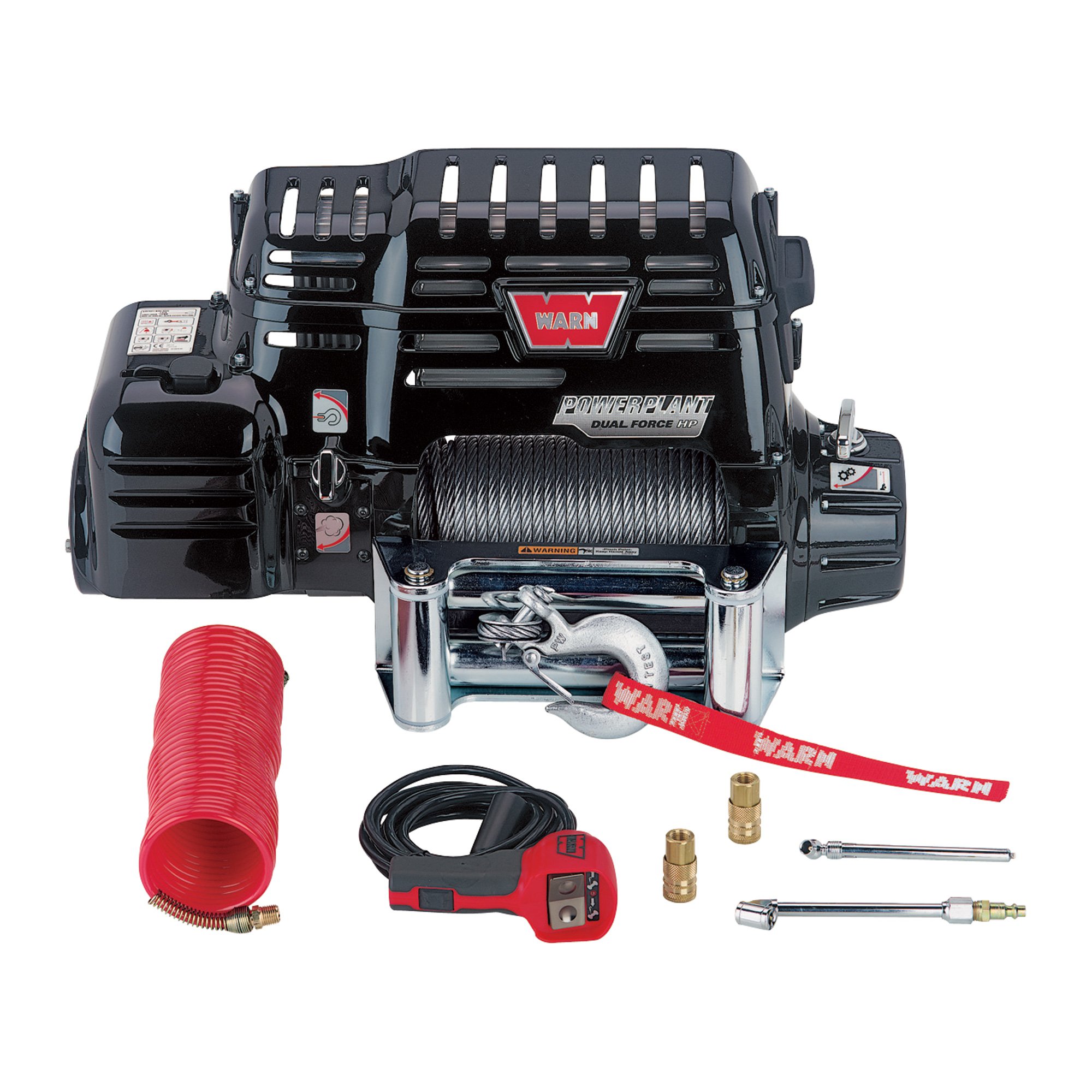 WARN PowerPlant Dual Force HP Winch/Air Compressor — 9500-Lb. Capacity, Model# 71800
